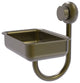 Venus Wall Mount Soap Dish With Twist Accents, Antique Brass