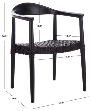 Safavieh Juneau Accent Chair, Black