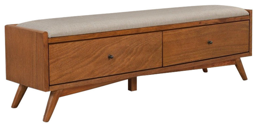 Mahogany Wood Bench