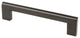 Topex Flat Edge Pull, Brushed Oil Rubbed Bronze, 128mm Center To Center