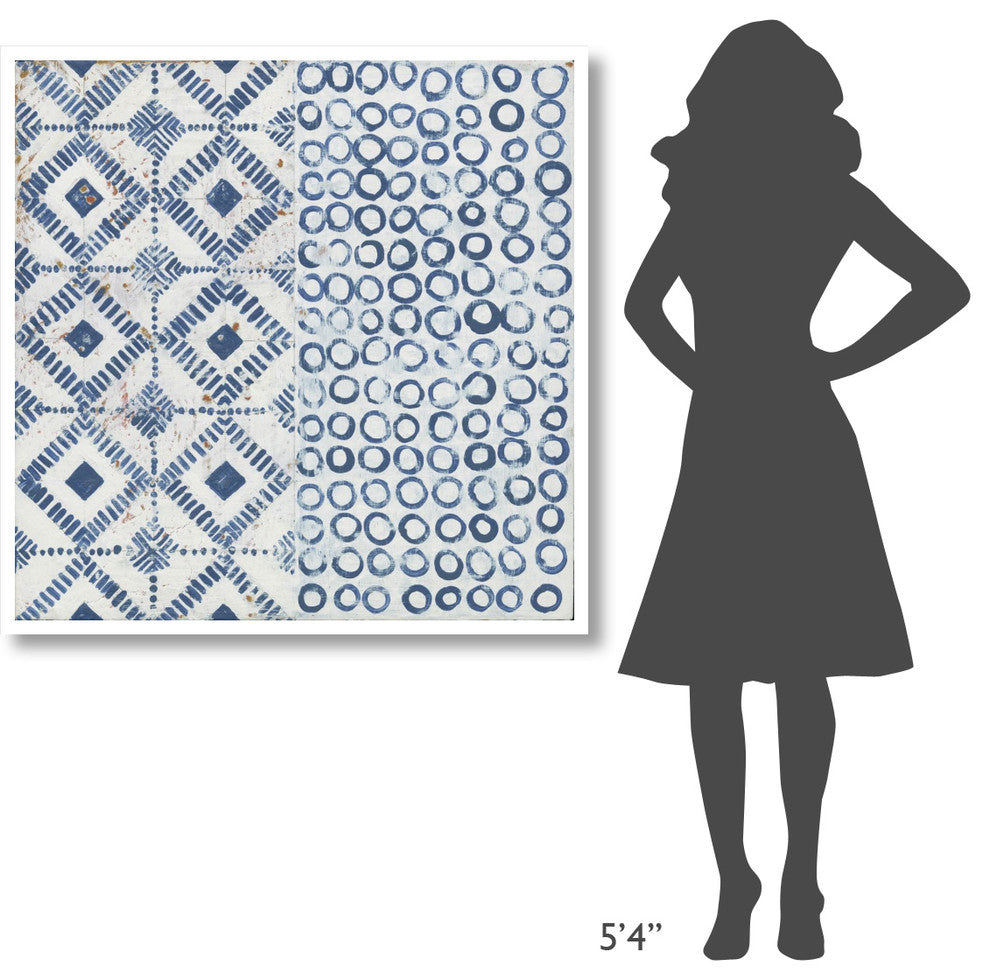 "Maki Tile V" Digital Paper Print by Kathrine Lovell, 42"x42"