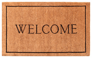 Calloway Mills Welcome Border, 100% Coir Doormat, 24"x36"