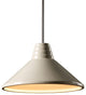 Radiance Ziggurat Pendant, White Crackle, Brushed Nickel, Rigid Stem, E26