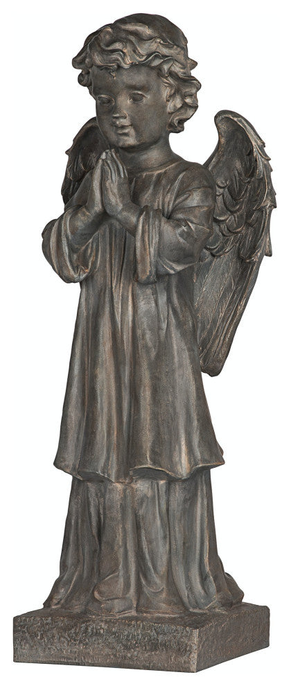 Angels Message Statue French Iron Finish