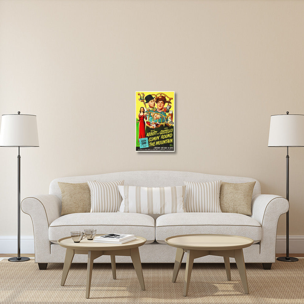 Abbott and Costello, Comin Round The Mountain, 19x30
