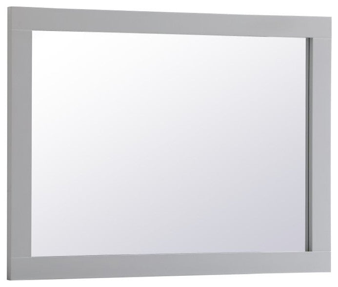 24" Contemporary Grey-Light Vanity Mirror