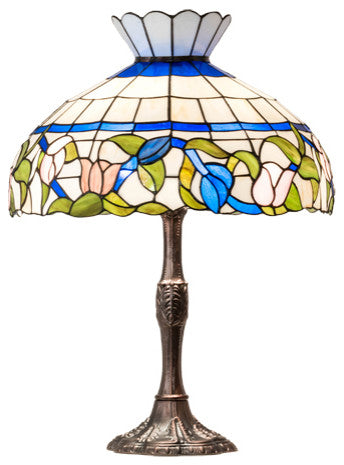 Meyda Lighting 232796 26" High Rose Vine Table Lamp