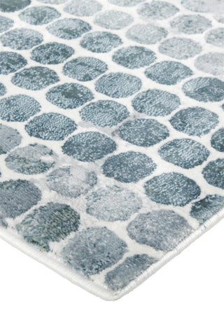 Weave & Wander Halton Blue/Silver 2'x3' Power Loomed Area Rug