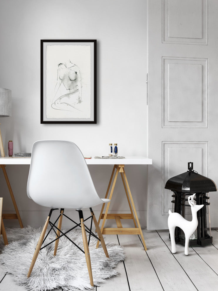 "Gorgeous" Framed Painting Print, 8x12