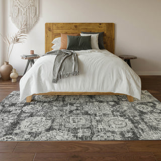 Premium Machine Washable Mayfield AMF634 Gray 3' x 5' Rug