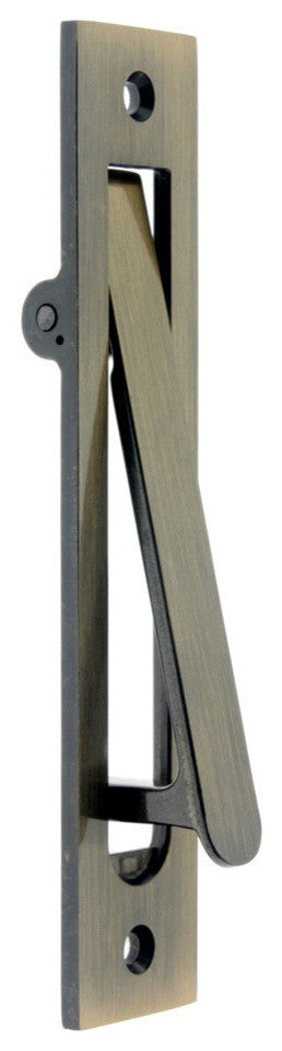 Genuine Solid Brass 6-1/4" Edge Pull, Antique Brass