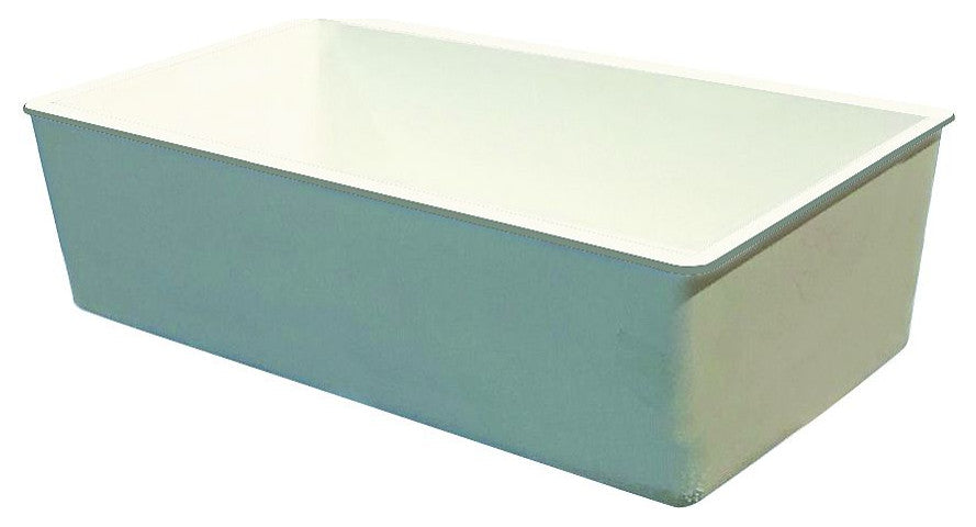 Transolid Zero 30"x18" silQ Granite Single Bowl Kitchen Sink, Total White
