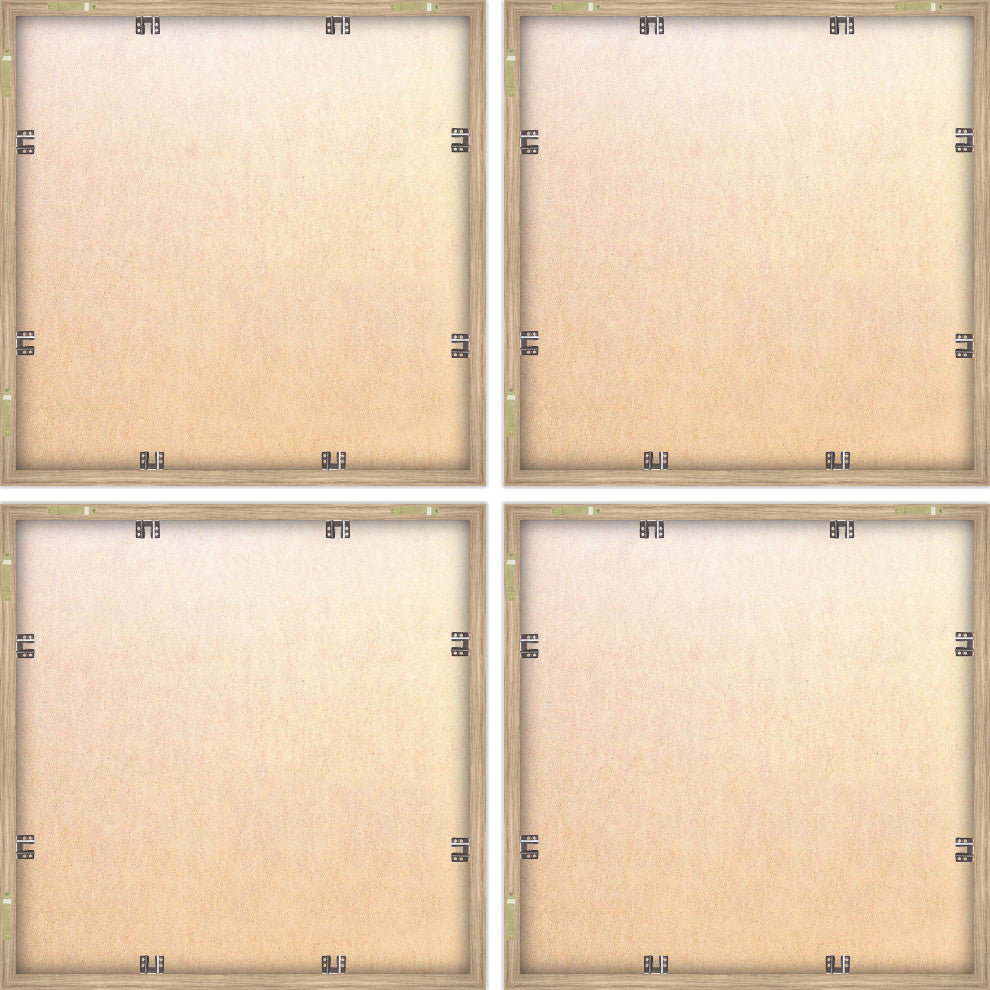 Palm Cool Breeze Quadriptych, 4-Piece Set, 12x12 Panels