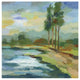 "Early Spring Landscape II" Digital Paper Print by Silvia Vassileva, 32"x32"