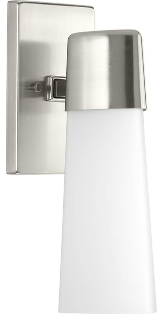 Zura Collection 1-Light Bath and Vanity, Brushed Nickel