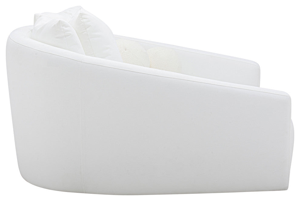 Hanim Cream Performance Fabric Daybed