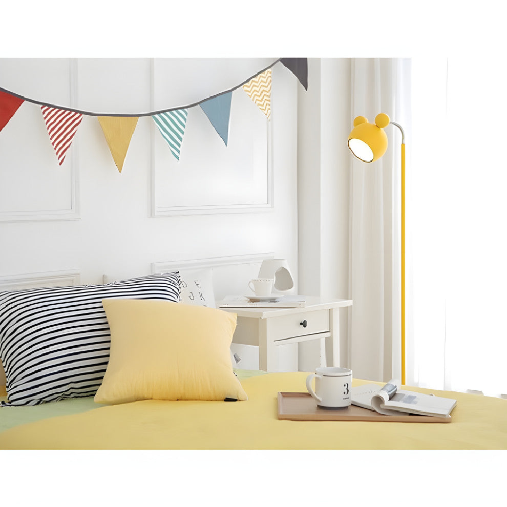Bourg-Saint-Pierre | Korean Design Bright LED Floor Lamp, Yellow