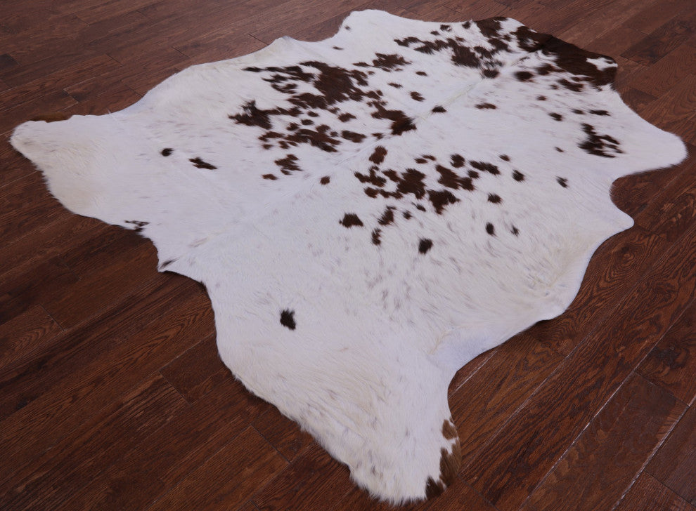 Organic Natural Hair-On Cowhide Area Rug 6' 5" X 6' 0" C1538