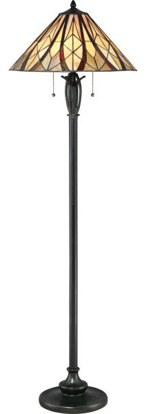 Quoizel TFVY9359VA Two Light Floor Lamp Victory Valiant Bronze
