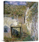 "The Staircase" Stretched Canvas Giclee by Claude Monet, 18"x22"