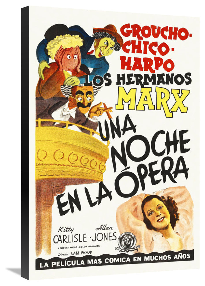 Marx Brothers, French, A Night At The Opera 02, 20x30