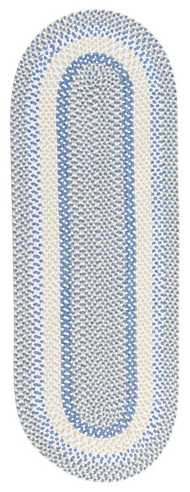 Colonial Mills Blokburst BK59 Blueberry Pie Kids/Teen Area Rug, Round 8'x8'