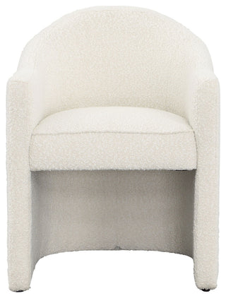 Tucker Boucle Upholstered Dining Chair, White