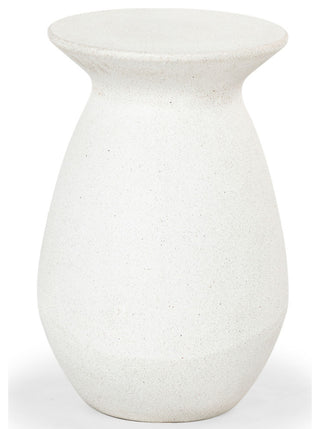 Safavieh Couture Dynah Concrete Accent Table, Ivory