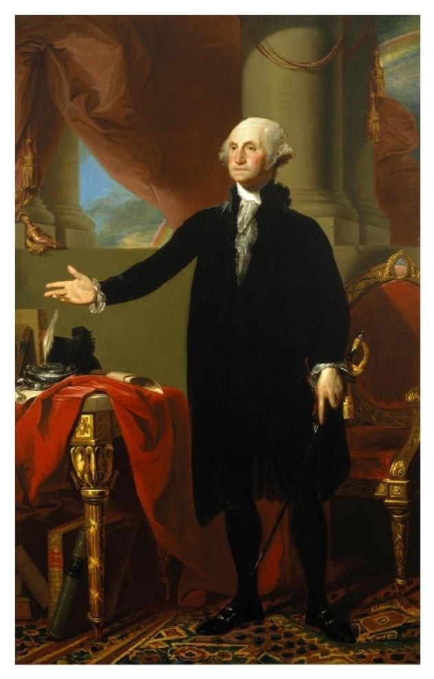 "George Washington, 1796" Digital Paper Print by Gilbert Stuart, 24"x38"