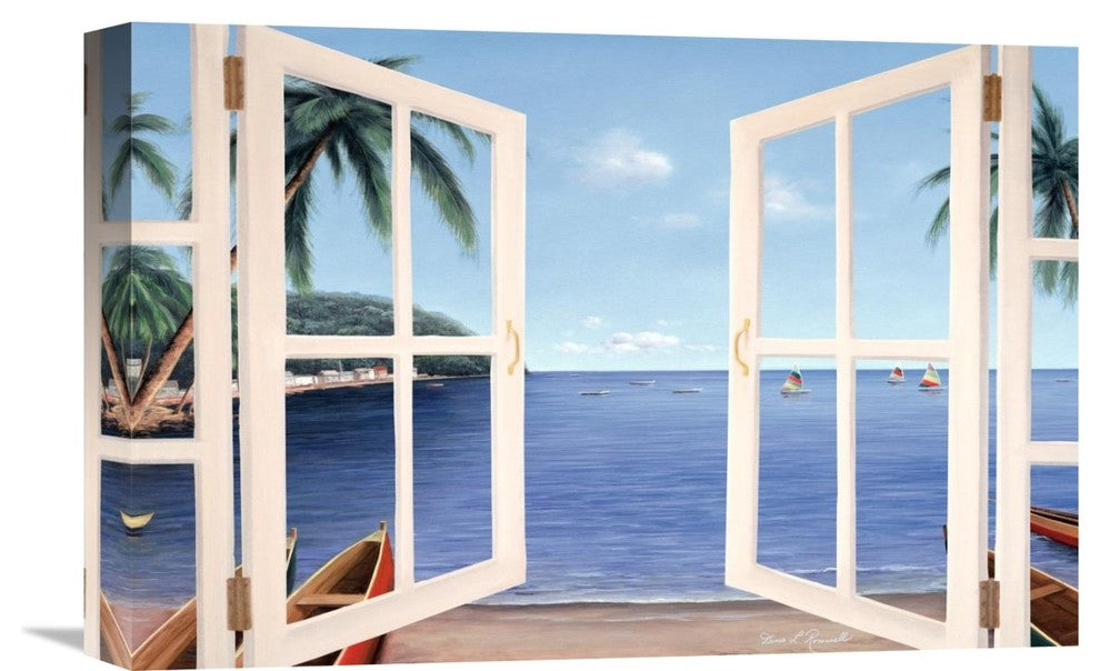 "Day Dreams through Window" Artwork, 18"x12"