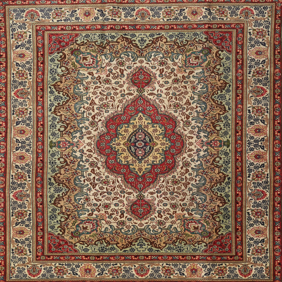 Ahgly Company Indoor Square Traditional Area Rugs, 5' Square