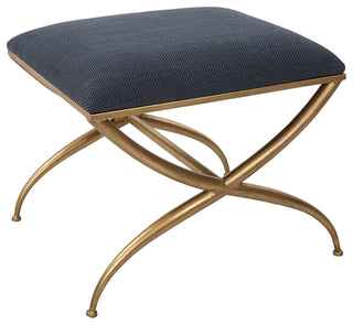 Uttermost Crossing Small Navy Bench