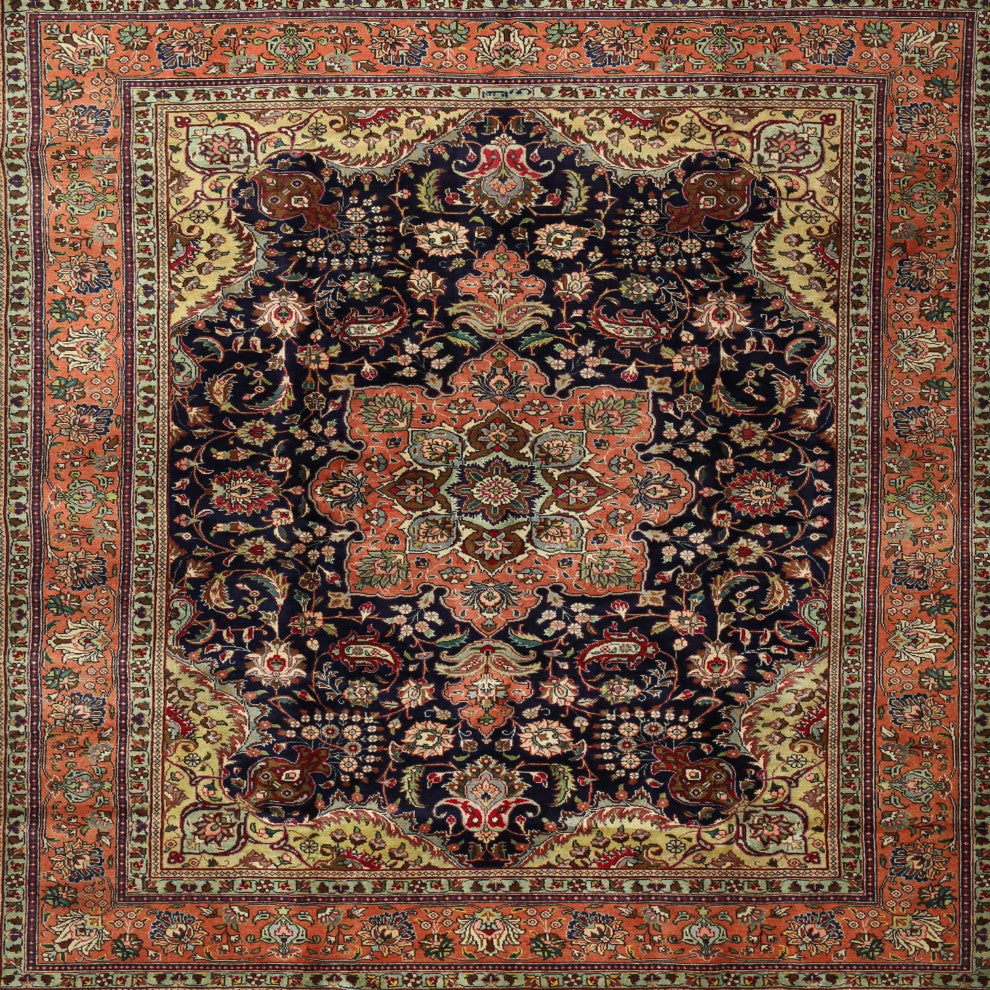 Ahgly Company Indoor Square Traditional Area Rugs, 7' Square