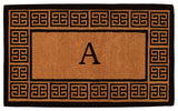 The Grecian Monogram Doormat, Extra-Thick 3'x6', Letter A