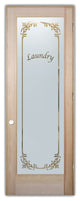 Laundry Door - Lenora - Douglas Fir (stain grade) - 30" x 96" - Knob on Left...