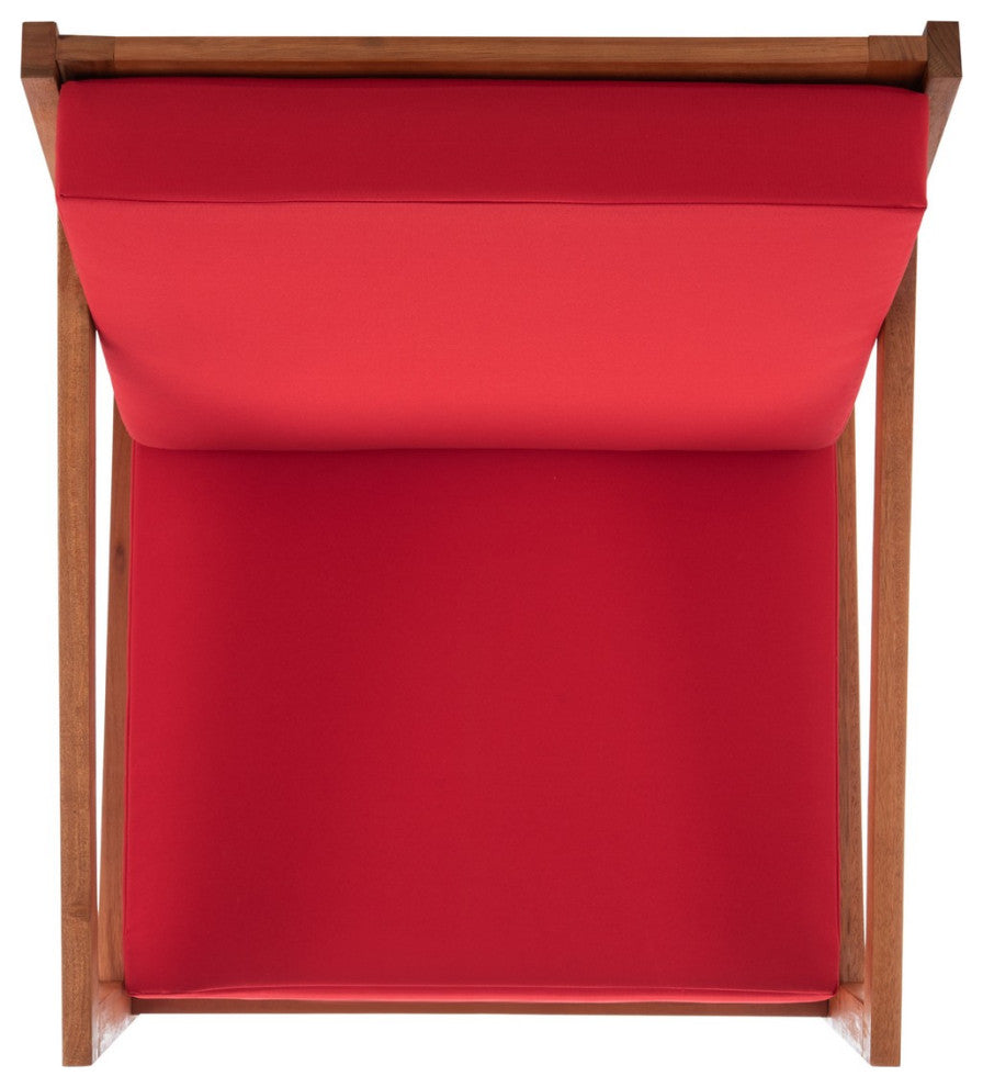 Safavieh Outdoor Vernon Rocking Chair Natural/Red