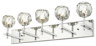 Bethel International YS12W30CH 5-Light Vanity Lights, Chrome