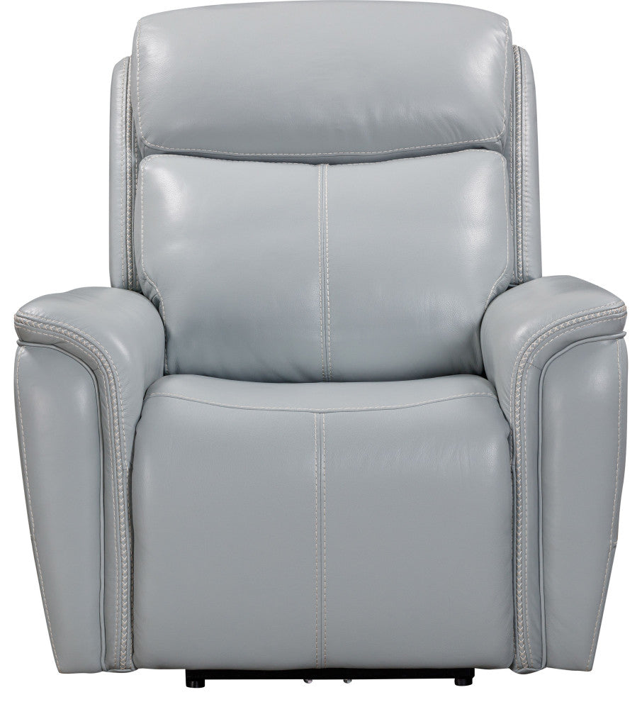 Cascade Seamist Grey Power Reclining Sofa and Two Recliners