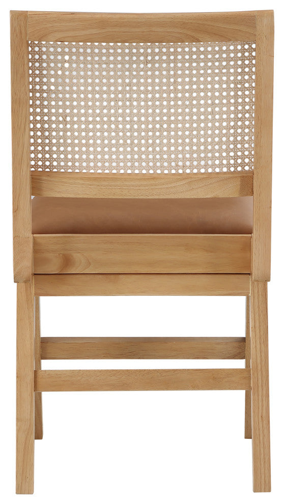 Abby Chair, Cognac, Natural Finish, Side Chair