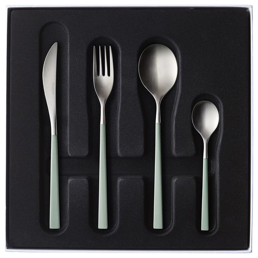 Degrenne Fuse Color Flatware Set | 24 Pieces