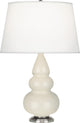 Small Triple Gourd Accent Lamp, Bone
