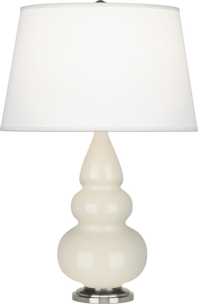Small Triple Gourd Accent Lamp, Bone
