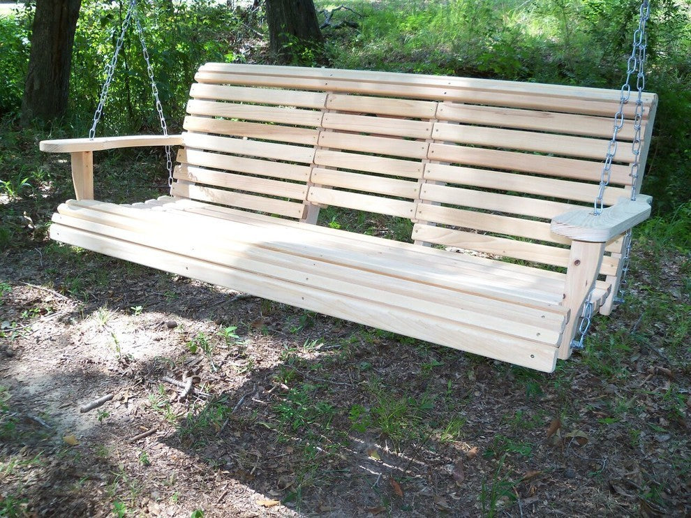5' Cypress Flip Cup Holder Swing, Hunter Green