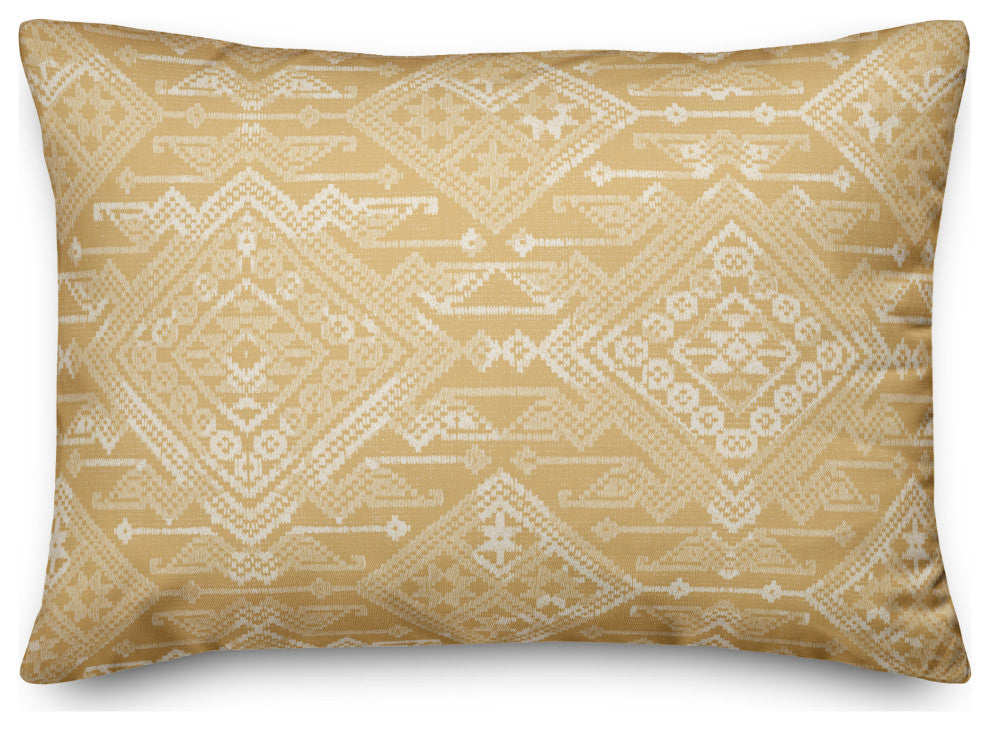 Persian Gold Pattern 14x20 Spun Poly Pillow