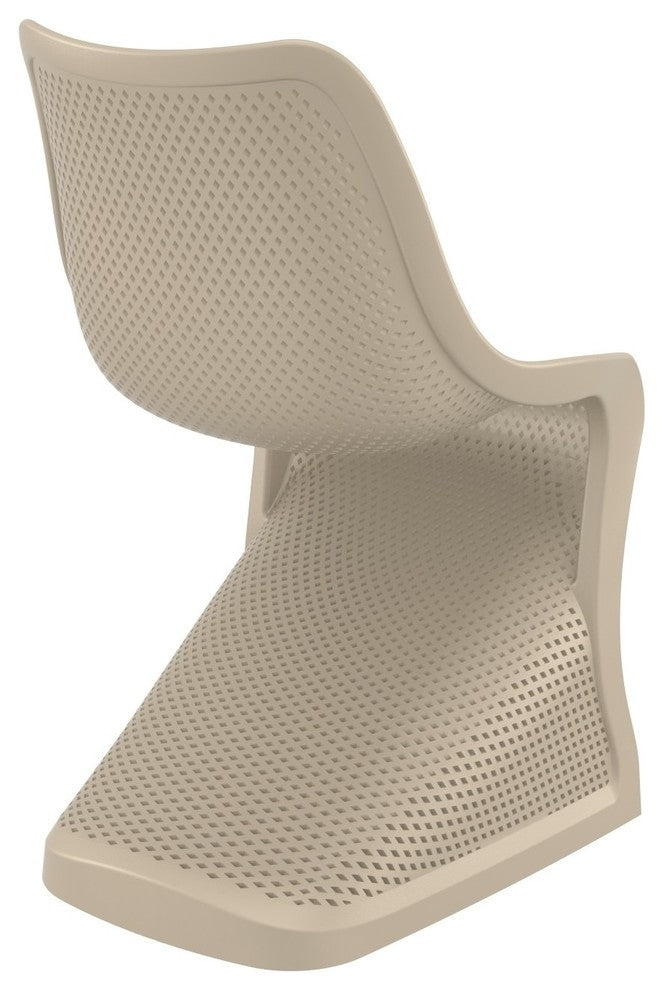 Compamia Bloom Outdoor Dining Chairs, Set of 2, Taupe