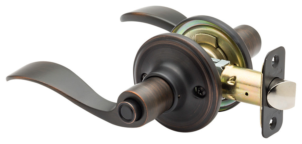 Restroom Lever, Tuscan Bronze