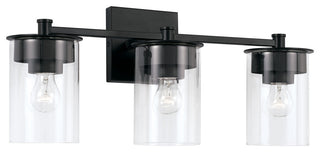Capital Lighting 146831-532 Mason 3 Light 21"W Bathroom Vanity - Matte Black