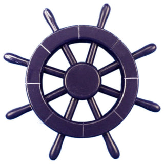 Decorative Decorative Ship Wheel, Dark Blue, 12"