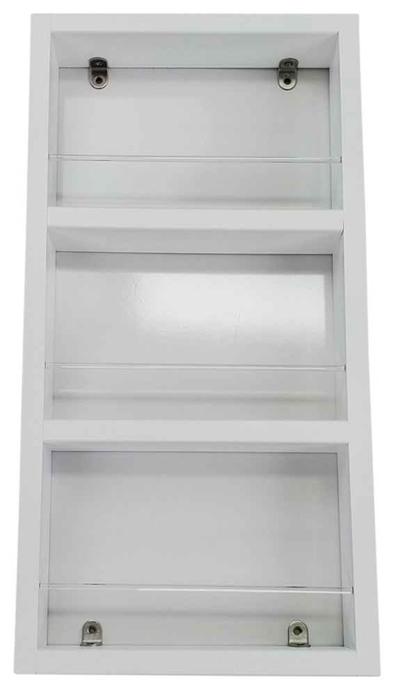 Citrus White Enamel On the Wall Spice Rack 21"h x 14"w x 4.5"d