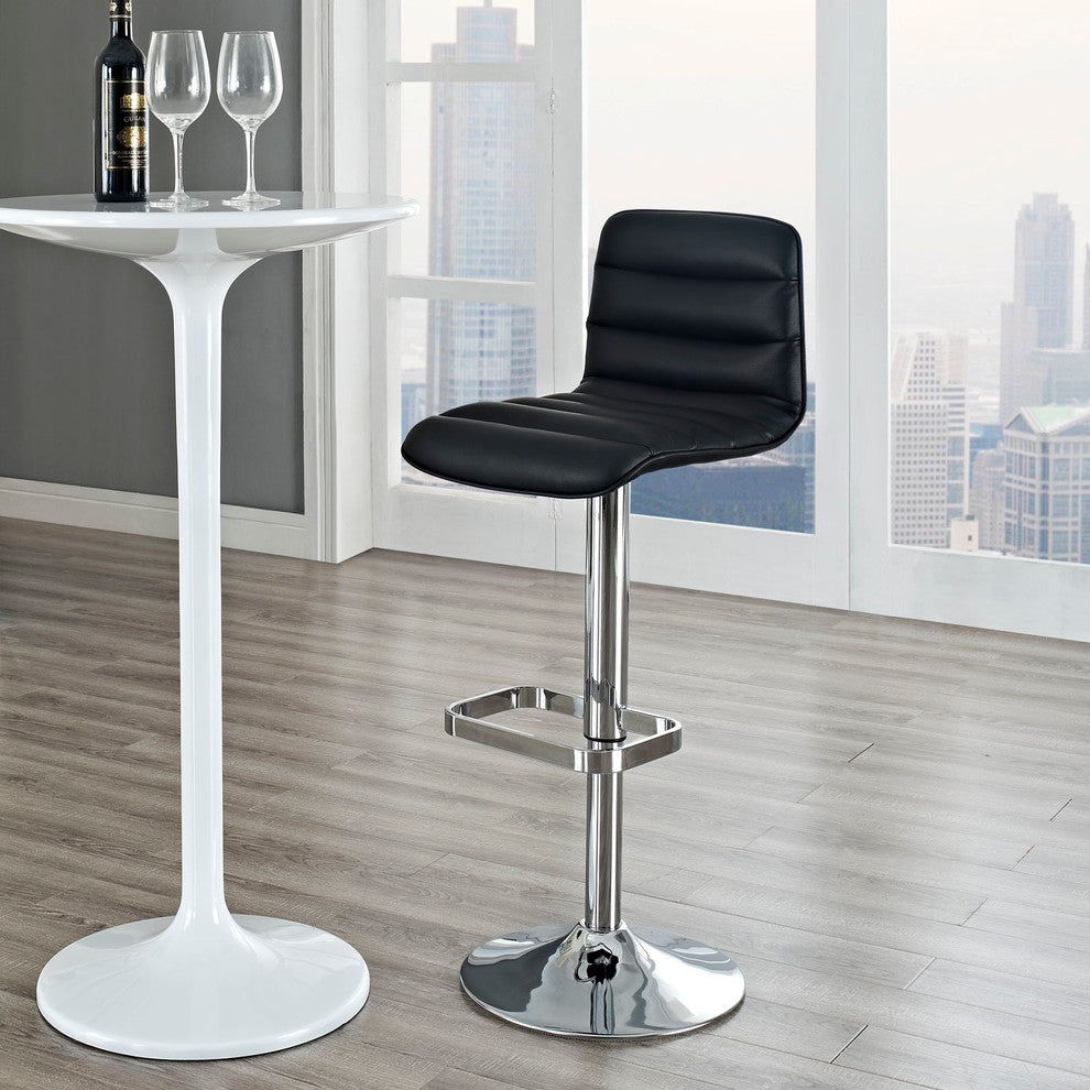 Modern Contemporary Dining Kitchen Bar Stool Black